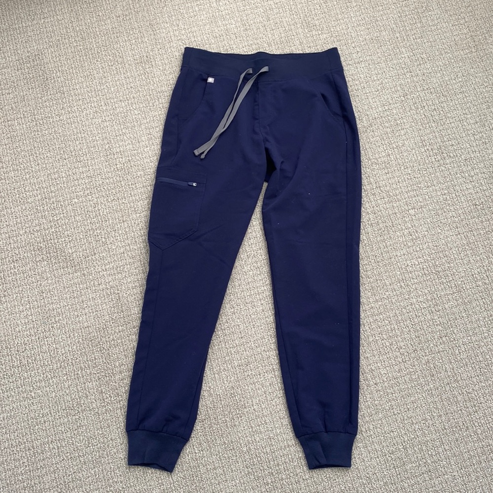 Figs Zamora Jogger Scrub Pants, Navy, Size Small